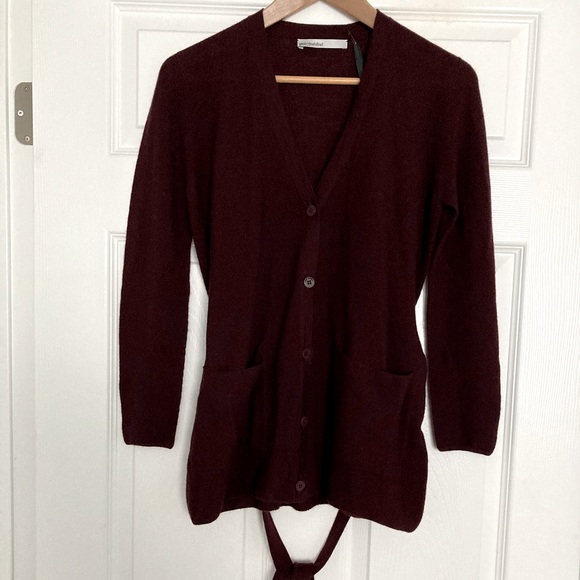 NWT Gentry Portofino long cashmere cardigan - Picture 4 of 7